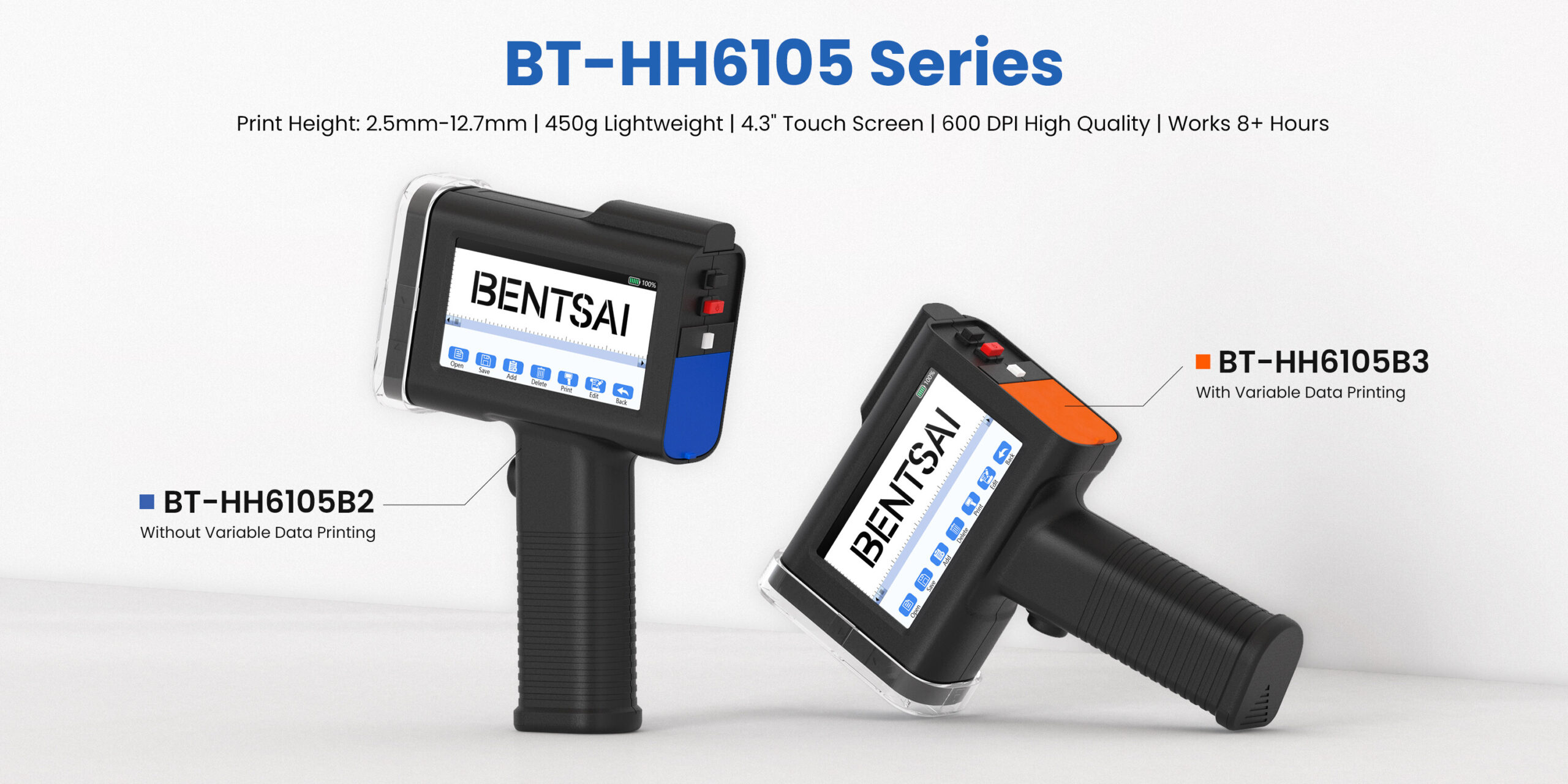 Термоструйный ручной принтер BENTSAI BT-HH6105B3